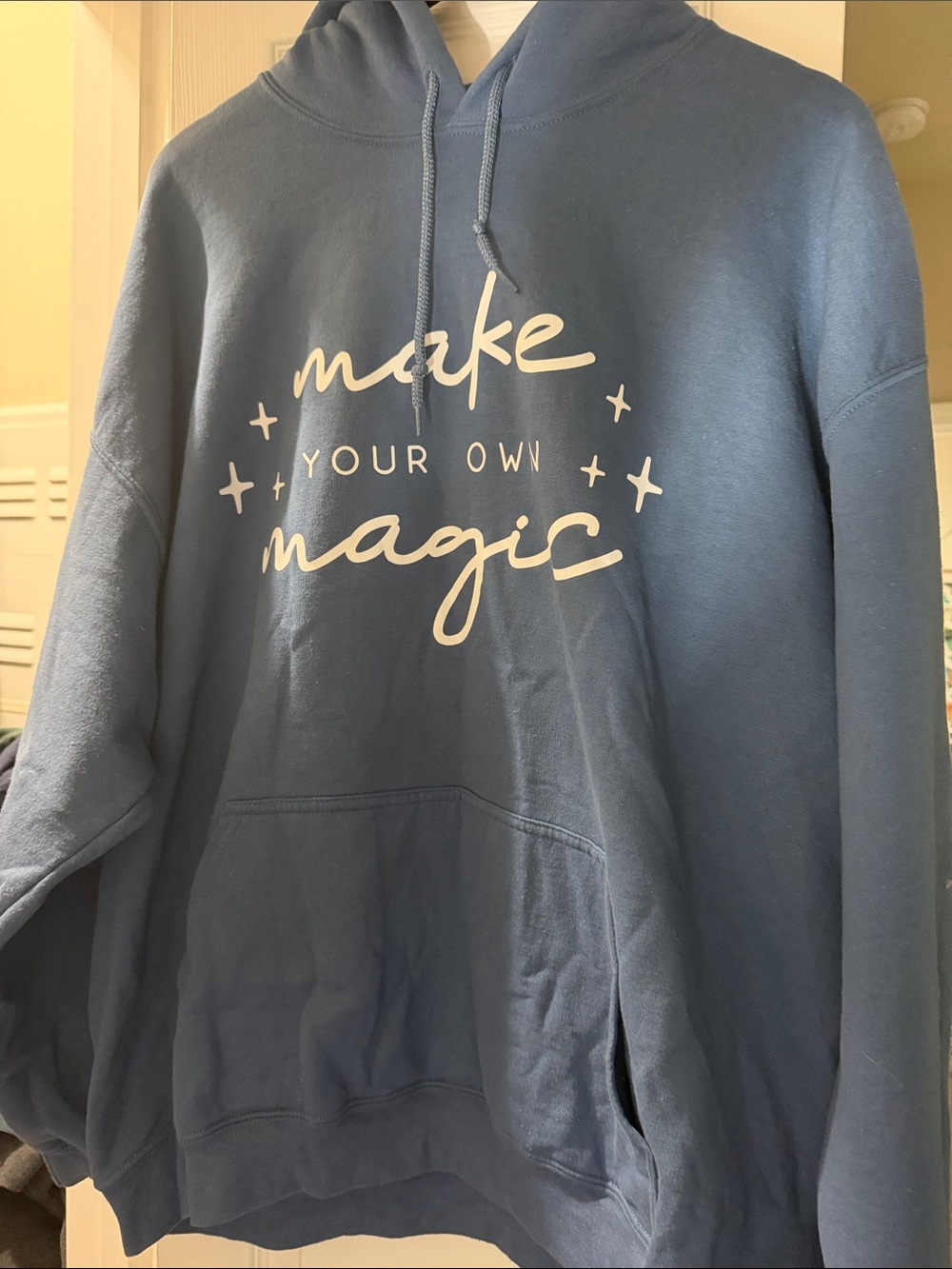 Make Your Own Magic Blue Hoodie Sweatshirt - American Bear Cub